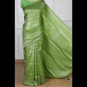 Artificial silk saree- NEW